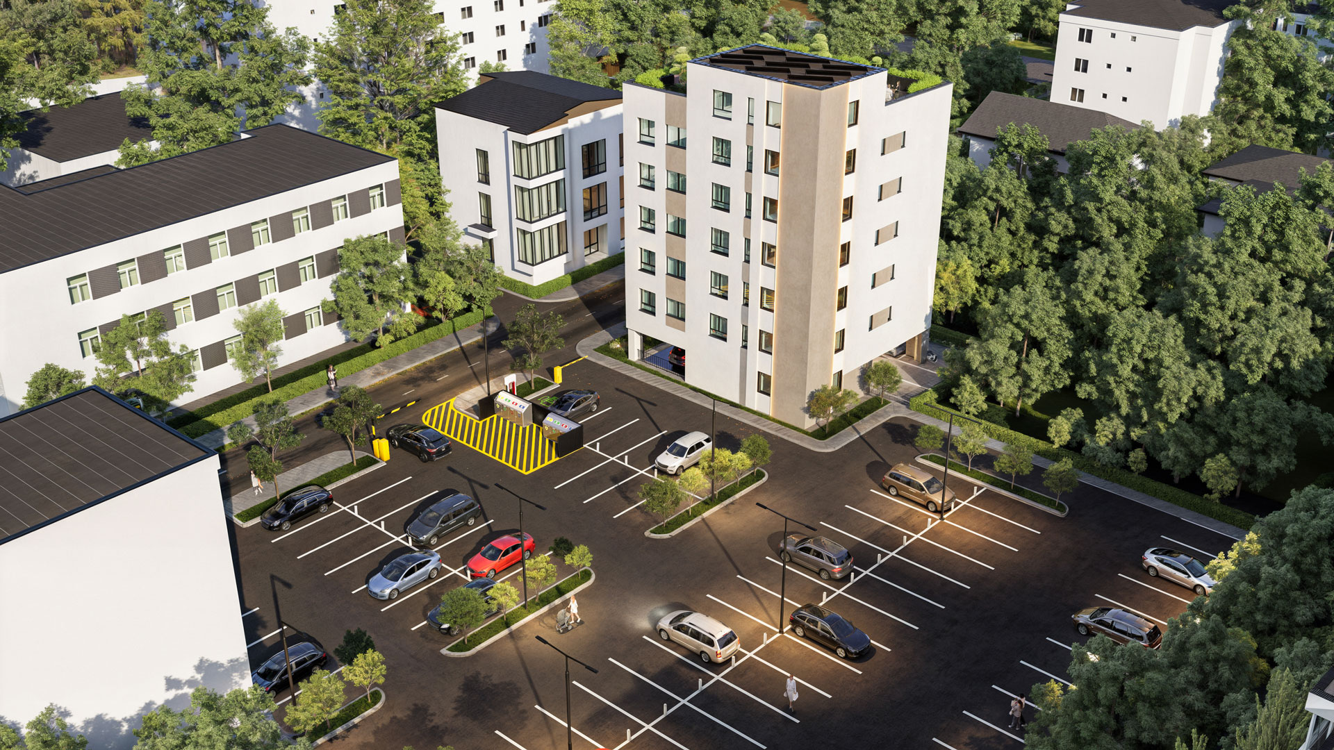 Bloc Premium Young Residence - Apartamente noi Iași, Design arhitectural contemporan